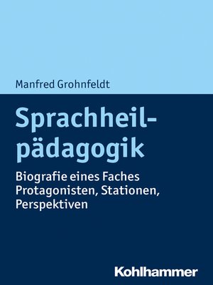 cover image of Sprachheilpädagogik